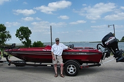 Picture of me with my Champion boat